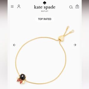 Kate Spade Disney mini mouse bracelet Red Accents nwt